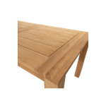 Τραπέζι Pablo pakoworld teak ξύλο σε φυσική απόχρωση 160x90x76εκ