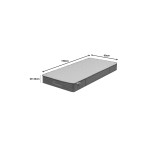 Στρώμα Nemesis pakoworld pocket spring roll pack διπλής όψης 20-22cm 90x190εκ