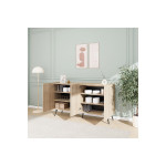 Μπουφές Kudro pakoworld σε oak απόχρωση 180x43x100εκ