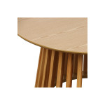 Τραπέζι σαλονιού Domonic pakoworld mdf/pw σε φυσική απόχρωση Φ80x45εκ