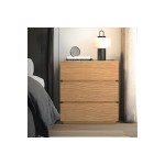 Κομοδίνο Sonlen pakoworld mdf σε oak απόχρωση 60x40x66εκ