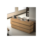 Συρταριέρα Sonlen pakoworld mdf σε oak απόχρωση 120x40x72εκ