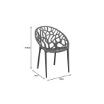 Πολυθρόνα Daren pakoworld pp σε cappuccino απόχρωση 59x60x79,5εκ