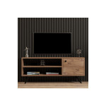 Έπιπλο τηλεόρασης Wison pakoworld σε sonoma απόχρωση 120x29x50εκ