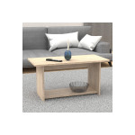 Τραπέζι Kumba pakoworld σε oak απόχρωση 80x40x42εκ