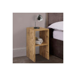 Κομοδίνο Deseo pakoworld σε oak απόχρωση  30x30x60εκ