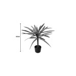 Διακοσμητικό φυτό Dracaena palm σε γλάστρα Inart πράσινο pp Υ62εκ