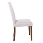 Καρέκλα OPTIMAL (43x54x93) Green Walnut/Ύφασμα Μπεζ