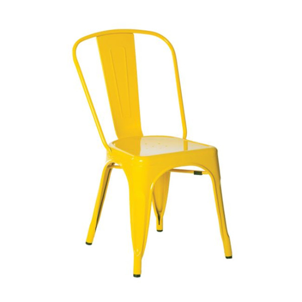 Καρέκλα Μεταλλική RELIX (45x51x85) Κίτρινη