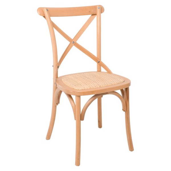  Καρέκλα DESTINY (48x52x89cm) Φυσικό, Οξυά
