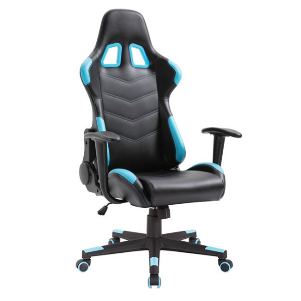 Gaming καρέκλα γραφείου BF9150 (69x56x125/135) Pvc Μαύρο/Μπλε