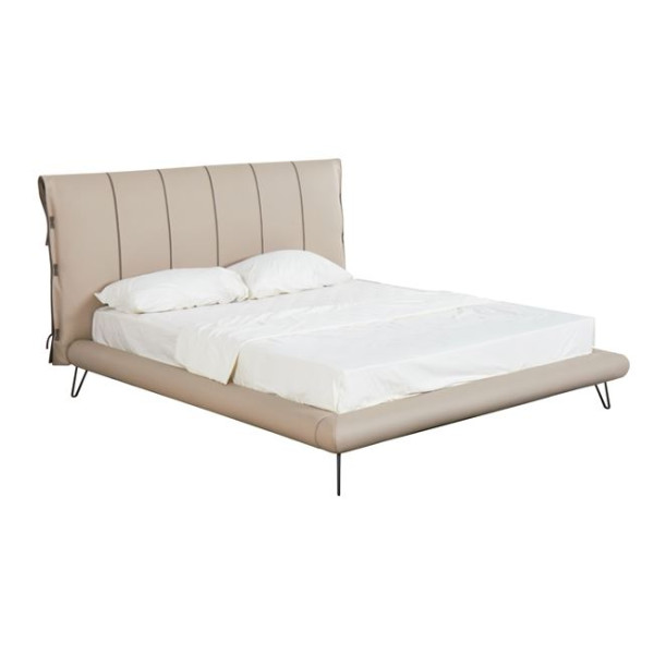 Κρεβάτι διπλό RIALTO (160x200) Pu Μπεζ