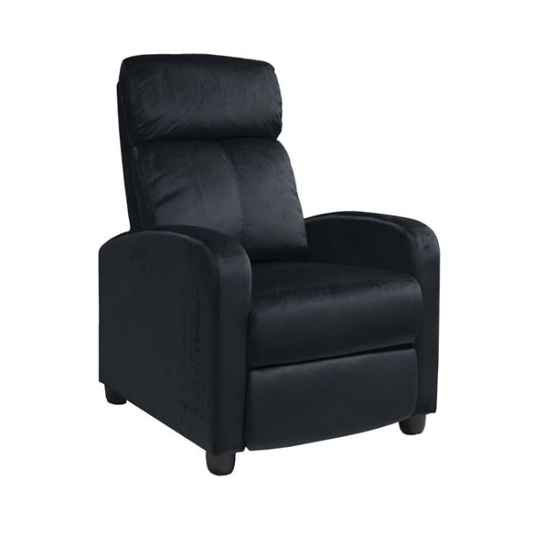 Πολυθρόνα Relax PORTER (68x86x99) Μαύρο Velure