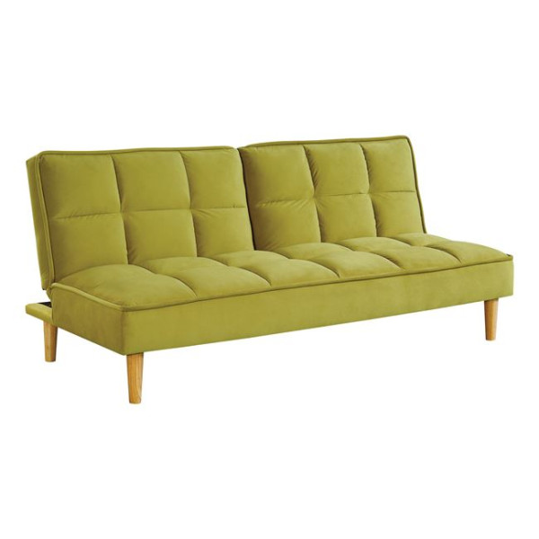 Καναπές Κρεβάτι NORTE (182x81x81) Ύφασμα Lime Velure
