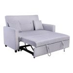 Καναπές-Κρεβάτι διθέσιος IMOLA 154x100x93(Κρεβ130x190x44)cm Ύφασμα Αν.Γκρι
