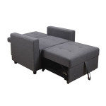 Πολυθρόνα-Κρεβάτι IMOLA (100x102x92) Ύφασμα Σκ.Γκρι