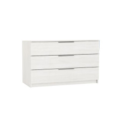 Συρταριέρα DRAWER 3-Σ (80x40x64) Άσπρη