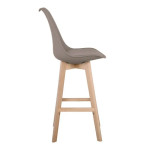 MARTIN Σκαμπώ Bar PP Sand Beige - ύψος καθ.67cm (Μοντ/νη ταπετσαρία)