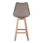 MARTIN Σκαμπώ Bar PP Sand Beige - ύψος καθ.67cm (Μοντ/νη ταπετσαρία)