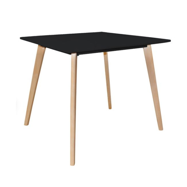 Τραπέζι MARTIN (80x80 H.75cm) Μαύρο
