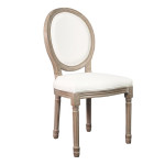 Καρέκλα JAMESON (49x55x95) Decape/Pu Άσπρο