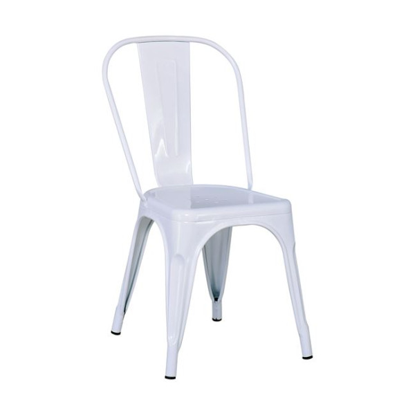 Καρέκλα Μεταλλική RELIX (45x53x85) Άσπρο