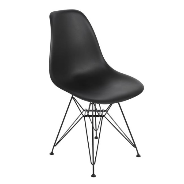 Καρέκλα ART (46x55x82) Steel Μαύρο / PP Μαύρο