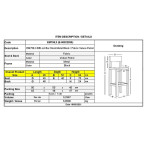 Σκαμπώ Bar BELLA (48x52x94) Μέταλλο Βαφή Μαύρο / Ύφασμα Velure Petrol