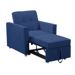 Πολυθρόνα Κρεβάτι SYMBOL (82x93x90) Ύφασμα Μπλε