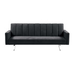 Καναπές Κρεβάτι HIT (198x86x81) Ύφασμα Σκούρο Γκρι
