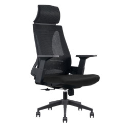 Καρέκλα γραφείου BF8750 Mesh Μαύρο - Ύφασμα Μαύρο