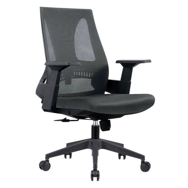 Καρέκλα γραφείου BF8760 Mesh Γκρι - Ύφασμα Γκρι