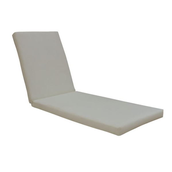 SUNLOUNGER Μαξιλάρι Ξαπλώστρας Ύφασμα Sandy Water Repellent, Φερμουάρ-Velcro (196(78+118)x60x7cm)