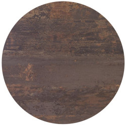 HPL Επιφάνεια Τραπεζιού Απόχρωση Walnut Vintage Φ60cm/12mm