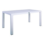 Τραπέζι Dining Κήπου- Βεράντας TEC (150x90x73) PP Άσπρο