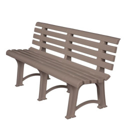 ATENA Παγκάκι Κήπου-Βεράντας, PP Tortora 150x73x51cm