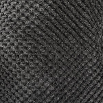 LARRY Καναπές Σαλονιού Καθιστικού Γωνία, Ύφασμα Σκούρο Γκρι 301x201cm H.75/39cm