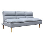 DREAM Καναπές - Κρεβάτι Σαλονιού - Καθιστικού, Ύφασμα Ανοιχτό Γκρι 180x89x84cm Bed:180x111x45cm