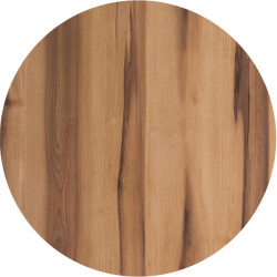 HPL (High Pressure Laminated) Επιφάνεια Τραπεζιού Απόχρωση Indian Sheesham Φ70cm/12mm