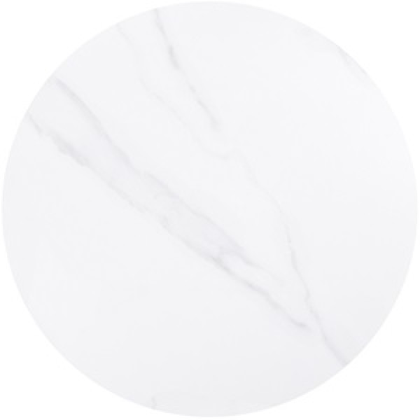 Sintered Stone Επιφάνεια Τραπεζιού, Απόχρωση White Marble (MDF για στήριξη βάσης)