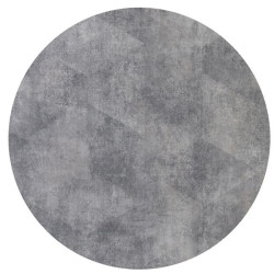 HPL (High Pressure Laminated) Επιφάνεια Τραπεζιού Απόχρωση Cement, Εξωτερικού χώρου Φ70cm/12mm