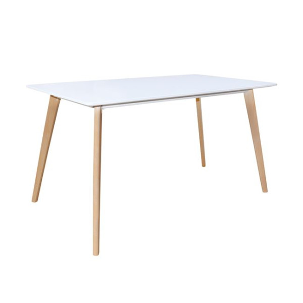 Τραπέζι MARTIN (140x80x75) Άσπρο