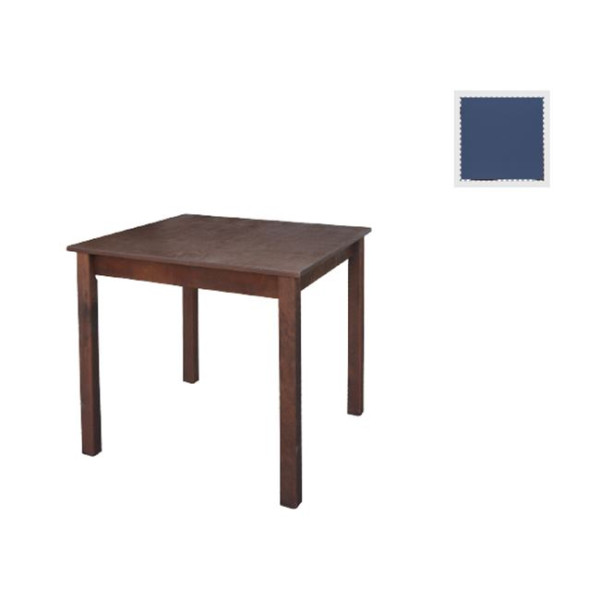 ΤΑΒΕΡΝΑΣ Τραπέζι ξύλινο Λυόμενο (80x80) Εμποτισμού Μπλέ