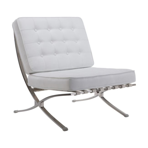 Καρέκλα BARCELONA (73x85x85) Pu Άσπρο