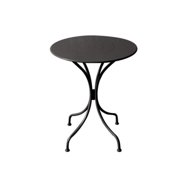 PARK τραπέζι μεταλλικό Φ60 Μαύρο
