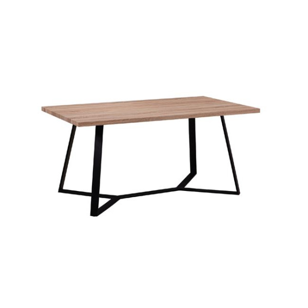 Τραπέζι HANSON (160x90x75) Sonoma/Βαφή Μαύρη