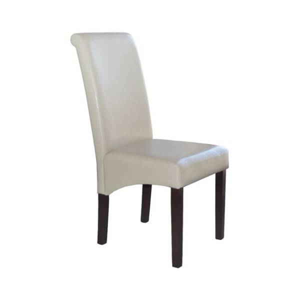 Καρέκλα MALEVA-H (46x61x100) Pu Ivory/Wenge