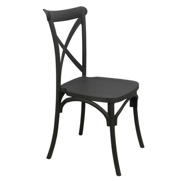 Καρέκλα πολυπροπυλενίου DESTINY (48x55x91) PP Ανθρακί