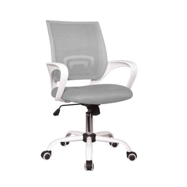 Καρέκλα γραφείου BF2101-S Άσπρη/Γκρι Mesh