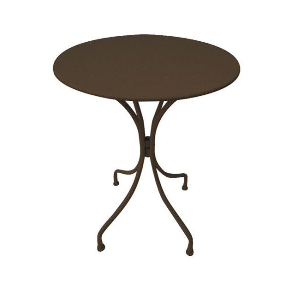 Τραπέζι μεταλλικό PARK Φ60 Brown